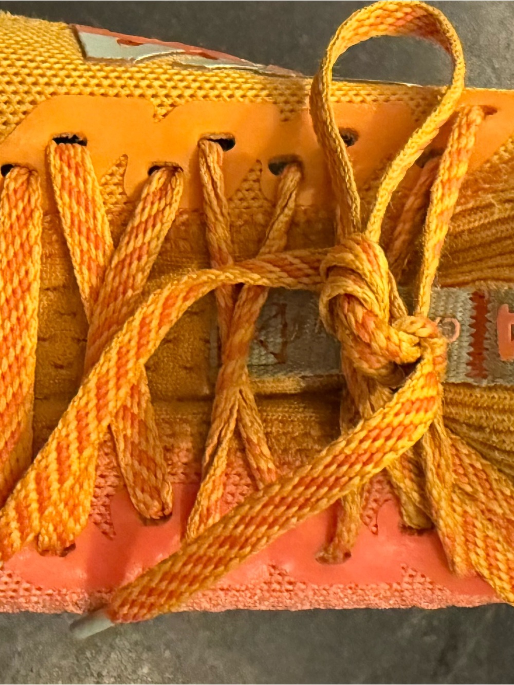 Hoka Carbon X 3 sneakers in the Radiant Yellow and Camellia colorway. - Picture 7 of 11